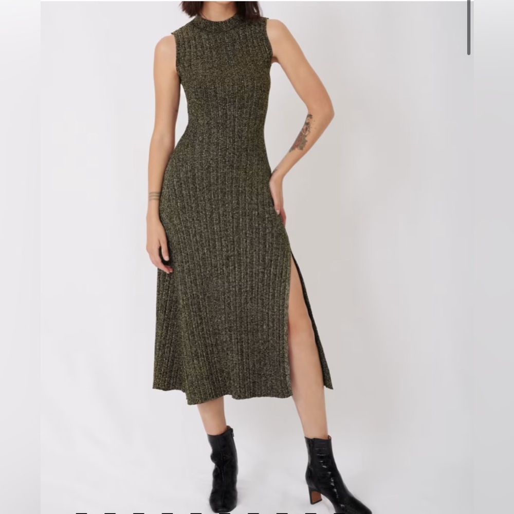Maje lurex knit dress